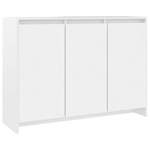 vidaXL Sideboard Wei&szlig; 102x33x75 cm Holzwerkstoff