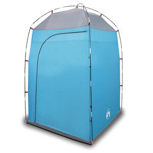vidaXL Duschzelt Blau Wasserfest