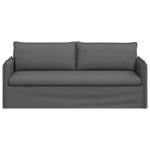 vidaXL Sofa Dunkelgrau Gesamtabmessungen: 196 x 82 x 85 cm (B x T x H)