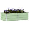 vidaXL Pflanzk&uuml;bel Gr&uuml;n 160 x 80 x 45 cm Stahl