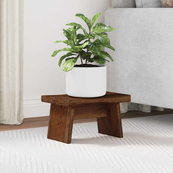 vidaXL Hocker Natur 29 x 20 x 17 cm Mahagoni Holz