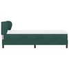 vidaXL Boxspringbett mit Matratze Dunkelgr&uuml;n 80 x 200 cm Samt
