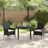vidaXL Garten Essgruppe mit Kissen 9 pcs Hellgrau Poly-Rattan