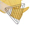vidaXL Beleuchteter Winkel Warmes Wei&szlig; 116 x 29 x 158,5 cm Polyester