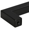 vidaXL M&ouml;belgriffe 5 Stk. Schwarz 224 mm Edelstahl