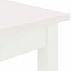 vidaXL Bartisch Wei&szlig; 110 x 55 x 105 cm Massives Kiefernholz