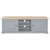 vidaXL TV-Schrank Grau 120x30x40 cm Holz