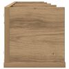 vidaXL CD-Wandregal Artisan-Eiche 100x18x18 cm Holzwerkstoff