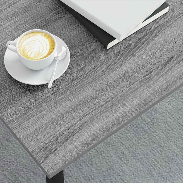 vidaXL Couchtisch Graues Sonoma 100 x 100 x 45 cm Holzwerkstoff