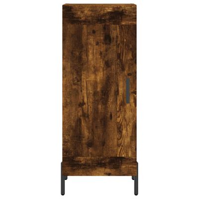 vidaXL Highboard Räuchereiche 34,5x34x180 cm Holzwerkstoff