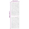 vidaXL Bereichsteppiche HUARTE Creme 1000 x 80 cm Polyester
