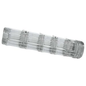 vidaXL Wildzaun Feuerverzinkt 1000 x 80 x 0,18 cm Eisen