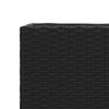 vidaXL Pflanzk&uuml;bel Schwarz 36x30x32 cm Poly Rattan