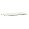 vidaXL Gartenbank-Auflage Melange Creme 120x50x7 cm Stoff