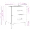 vidaXL Nachttische 2 Stk. Sonoma-Eiche 40x35x47,5 cm Holzwerkstoff