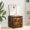 vidaXL Badezimmerschrank Ger&auml;ucherte Eiche 40,5 x 40 x 44 cm