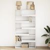 vidaXL B&uuml;cherregal Wei&szlig; 100x33x187,5 cm Holzwerkstoff
