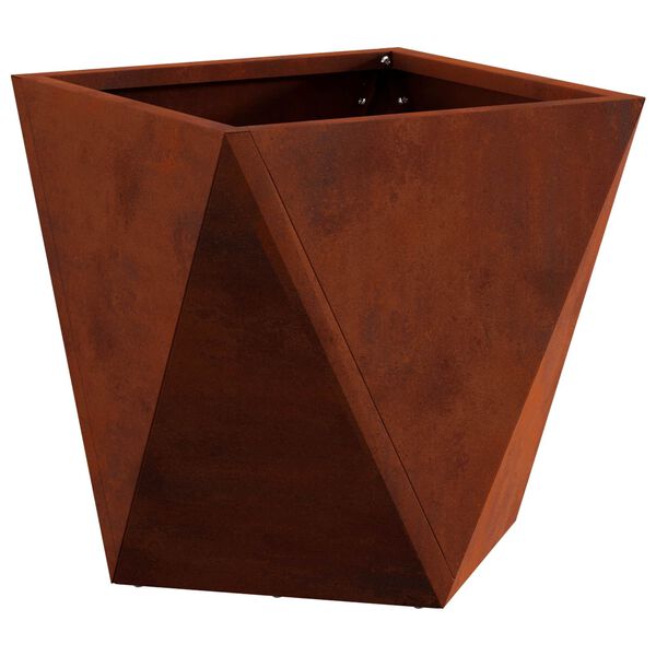 vidaXL Pflanzk&uuml;bel Rostig 30 x 30 x 30 cm Wetterfeststahl