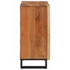 vidaXL Sideboard 90x34x75 cm Massivholz Akazie