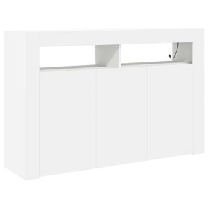 vidaXL Sideboard Wei&szlig; 116 x 30 x 75 cm Holzwerkstoff