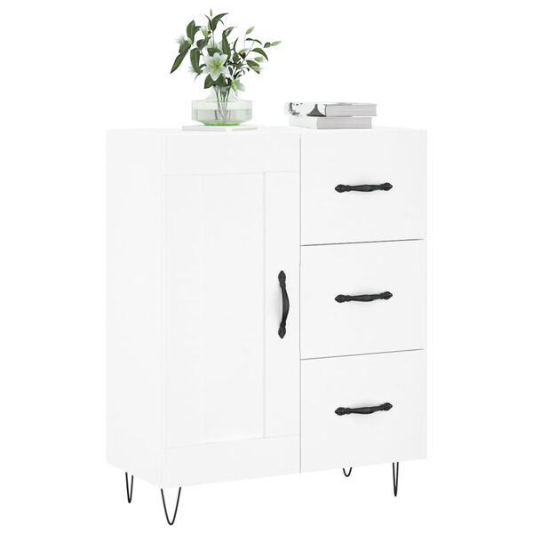 vidaXL Sideboard Wei&szlig; 69,5x34x90 cm Holzwerkstoff