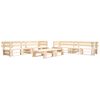 vidaXL 6-tlg. Paletten-Lounge-Set Holz Natur