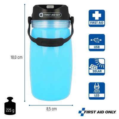 FIRST AID ONLY Notfall-Set mit Campinglampe Outdoor
