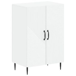vidaXL Schuhschrank HAARLEM 59,5 x 39,5 x 89,5 cm Holzwerkstoff Wei&szlig;