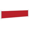 vidaXL Seitenmarkise Ausziehbar 140x600 cm Rot