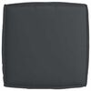 vidaXL Palettenkissenset 2 pcs Schwarz Oxford-Stoff