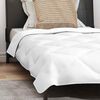 vidaXL Sommerdecke mit Kissen 2 pcs Wei&szlig; Mikrofaser