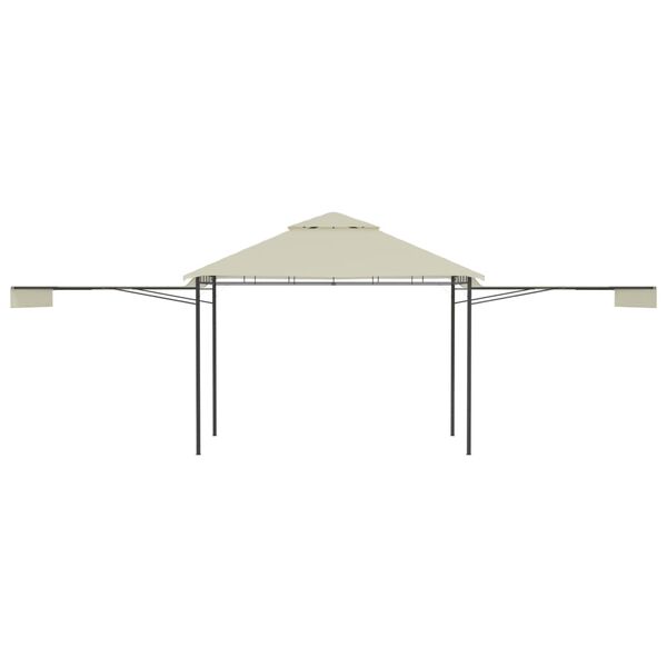 vidaXL Pavillon mit Doppelt Erweiterten Dächern 3x3x2,75 cm 180 g/m²