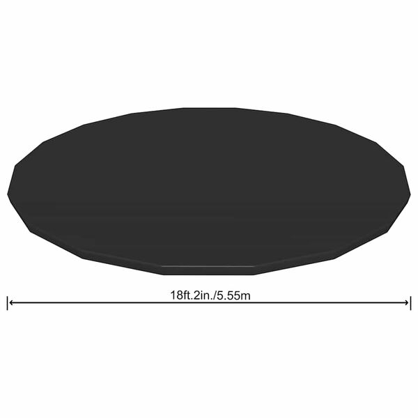 Bestway Flowclear Fast Set Poolabdeckung 555 cm