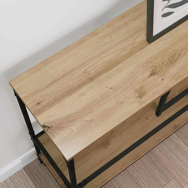 vidaXL Konsolentisch Artisan-Eiche 100 x 30 x 75 cm Holzwerkstoff