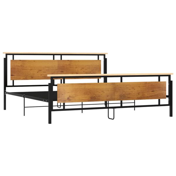 vidaXL Bett Metall 200x200 cm