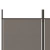 vidaXL 6-tlg. Paravent Anthrazit 300x180 cm Stoff