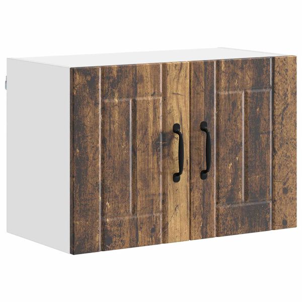 vidaXL K&uuml;chenwandschrank mit T&uuml;r Altholz 60 x 31 x 40 cm Holzwerkstoff