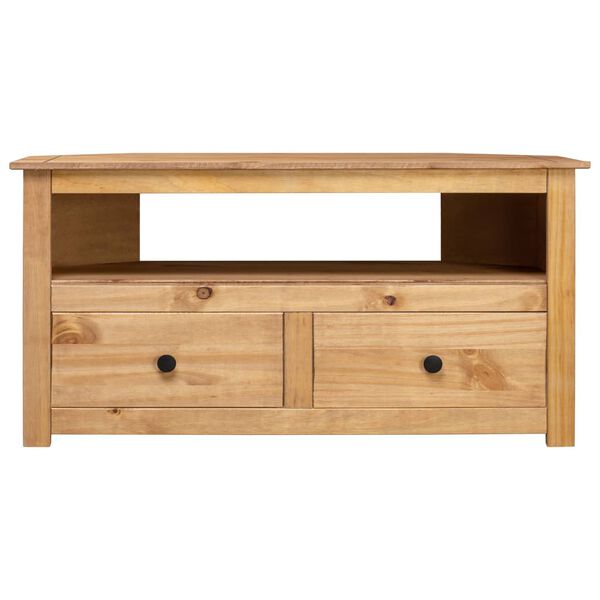 vidaXL TV-Eckschrank 93 x 49 x 49 cm Massivholz Panama-Kiefer