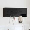 vidaXL Wandmontierter nachttisch Schwarz Eichen-Optik 80 x 20 x 30 cm
