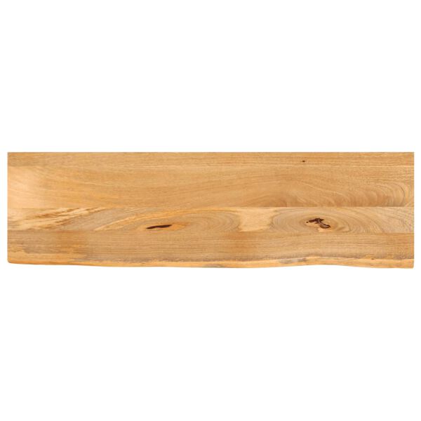 vidaXL Tischplatte mit Baumkante 100x40x3,8 cm Massivholz Mango