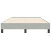 vidaXL Bettgestell ohne Matratze Hellgrau 120x210 cm Samt