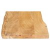 vidaXL Tischplatte mit Baumkante 50x40x3,8 cm Massivholz Mango