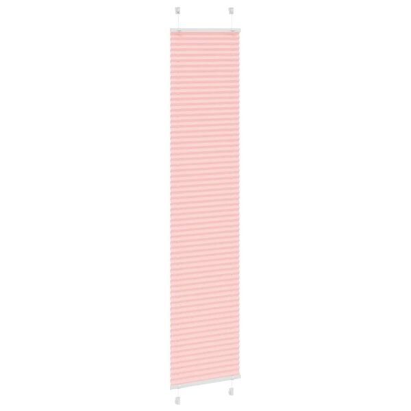 vidaXL Plissee Rosa 40x200 cm Stoffbreite 39,4 cm Polyester