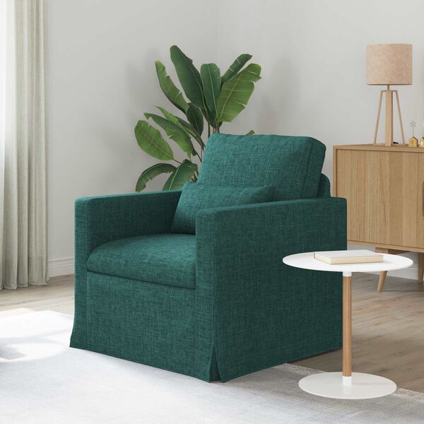 vidaXL Sofa 180cm Dunkelgr&uuml;n Metall