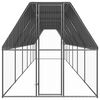 vidaXL Outdoor-H&uuml;hnerk&auml;fig 2x12x2 m Verzinkter Stahl
