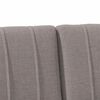 vidaXL Gepolstertes Kopfteil Taupe 140 cm Massives Kiefernholz