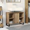 vidaXL Badezimmerschrank Artisan-Eiche 80 x 33 x 60 cm Holzwerkstoff