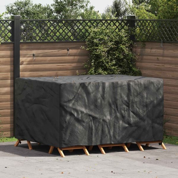 vidaXL M&ouml;belbezug Uni Schwarz 180 x 140 x 90 cm 210D