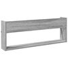 vidaXL Magazinregal Graues Sonoma 80 x 12 x 30 cm Holzwerkstoff