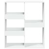 vidaXL B&uuml;cherregal/Raumteiler Wei&szlig; 100x33x115 cm